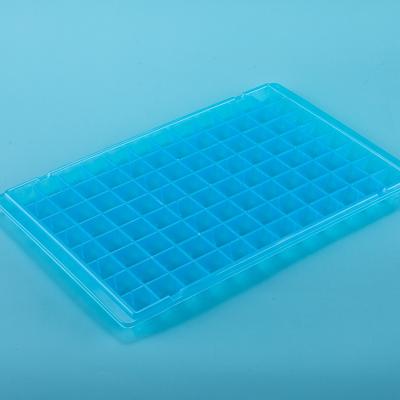 China Amazon Best Selling Tray 96 Mold Rectangular Plastic Ice Tray Viable for sale