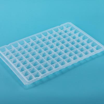 China Sustainable Rectangular Mold Round 21 Grid 96 Grid Tray Plastic Ice Tray for sale