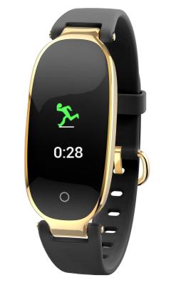 China BLE V4.0 Womens Fitness Smartwatch 90mAh Color Screen Smart Band for sale