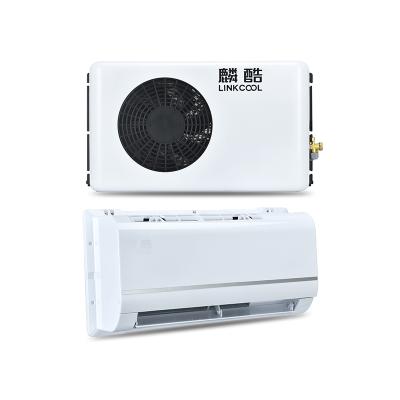 China Clear Easy Installation 12v/24v Electric State Truck Air Conditioner Clear For Cars Truck Parking Van Cooler W638*D187*H335mm for sale