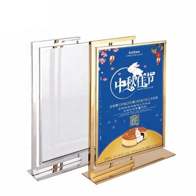 China Indoor Billboard Advertising Exhibition Trade Display Stand, KT Acrylic Board Display Stand Poster Frame Board Can Be Customized for sale