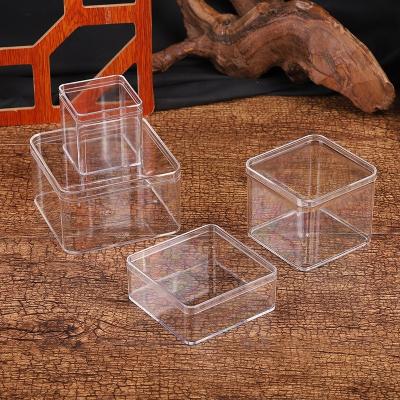 China Factory sale hot environment friendly acrylic candy favor small cube storage square clear acrylic box with lid for sale