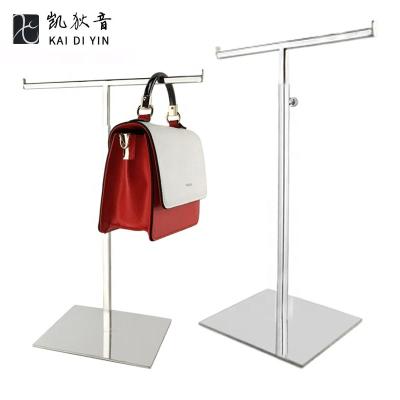 China Factory Price Durable Metal Adjustable Metal Bag Display Rack Holder for sale