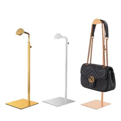 China Durable Simple Bag Holder Stand Holder Stainless Steel Adjustable Waist Bag Holder Clamps Bag Holder Stand for sale