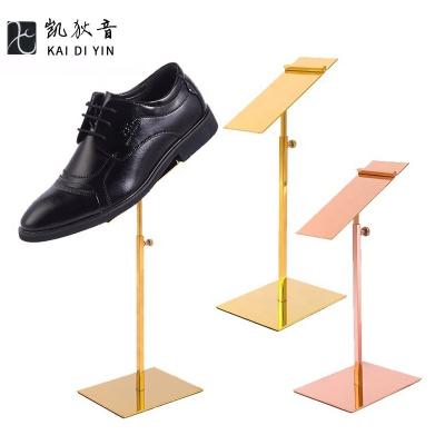 China Durable Stainless Steel Shoe Display Rack , Special Shopping Mall Shoe Bracket Display Rack for sale