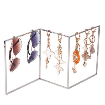 China Wholesale Durable Z Shaped Jewelry Earrings Show Sunglasses Bracelet Bangle Display Rack Holder Jewelry Organizer for sale