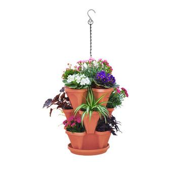 China High Quality Durable Material Strawberry Hanging Growing Pot for sale