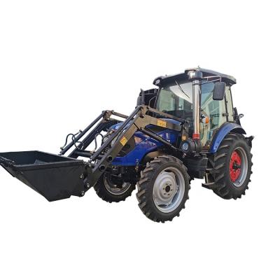 China Chinese Medium Farm Tractor Farm Hotels 4wd Wheels Hydraulic Steering Tractor 100hp for sale