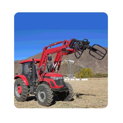 China New Design Hot Sale Tractor Front End Loader Hydraulic Bale Grab Bale Holder Clamp Convenient Operation for sale