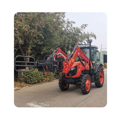 China Convenient Operation Hot Sale Factory Supply Tractor Front Loader Bale Grab For Farm Use for sale