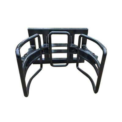 China Hot Sale Convenient Good Quality Tractor Front End Loader Use Universal Hydraulic Operation Grab Bracket Clamp Bale Clamp for sale