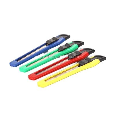 China Cheapest wholesale hot sale gift 9mm office supply package/tool/cutter utility knife for sale