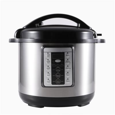 China Factory supply household stainless steel direct large digital rice millstone 12l multi pressure cooker with knob control for sale