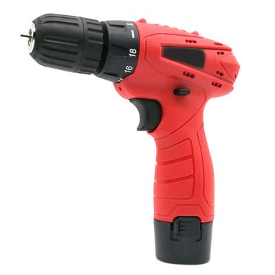 China DIY Tools 12V Cordless Electric Drill Dual Speed ​​Lithium Drill 16 Assortment for sale