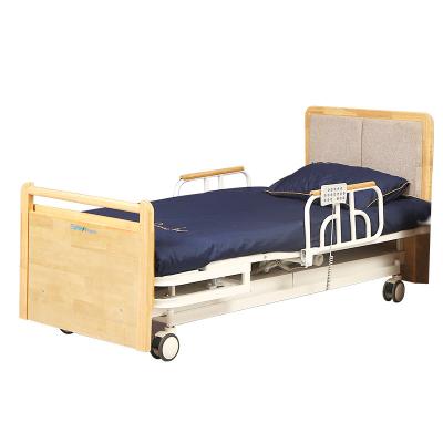 China For household/nursing home use New Arrival Wooden High Quality Electric Medical Care Bed Medical Lifting Bed Rotary Multi-Functional Nursing Bed for sale