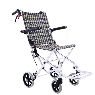 China Carbon Steel Portable Wheel Chair Cheapest Foldable Lightweight Manual Wheelchair Folding Aluminum Alloy Wheelchairs Price For Disabled Sale for sale