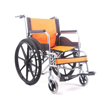 China Factory Portable Wheelchair Foldable Wheelchair Lightweight Wheelchairs For Cerebral Palsy Adults 88cm * 26cm * 87cm for sale