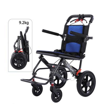 China New Arrival High Quality Comfortable Wheelchair Luxury Wheelchairs Aluminum Manual Wheelchairs 80cm * 52cm * 90cm for sale