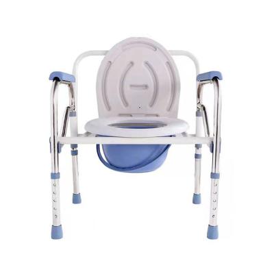 China The elderly Factory Wholesale Elderly Toilet Commode Patient Transfer Lift Chair Transfer Shower Commode Chair for sale