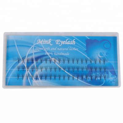 China Natural Professional Makeup Long Individual Group Eye Lashes 6D Fake False Eyelashes for sale