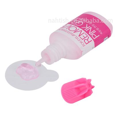 China For Eyelash Extension Korea Eyelash Glue Remover 15ml Pink Eyelash Extension Glue Remover for sale