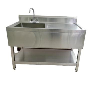 China Restaurant European Style Kitchen Ues Wash Sinks 304/201 Stainless Steel for sale