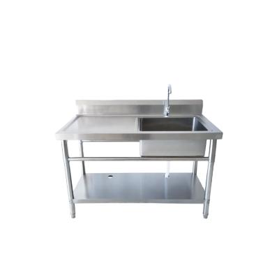 China Restaurant Commercial 304 Stainless Steel 201 Grade Sink For Dish Wash Basin Sink for sale