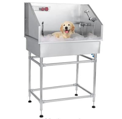 China Pet Grooming Hot Tub Stainless Steel Restaurant Sale Tank Electric Bath Sink For Animals for sale