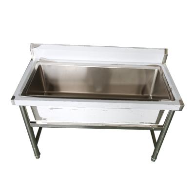 China With Faucet Factory High Quality Commercial Restaurant Sink Stainless Steel Defrost Sink for sale