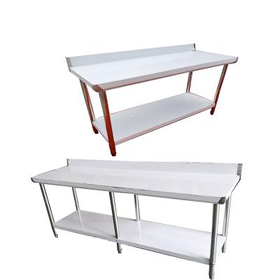 China Best Selling Restaurant Ware Cabinet Steel Stain Table Stainless Steel 304 Steel Work Bench for sale