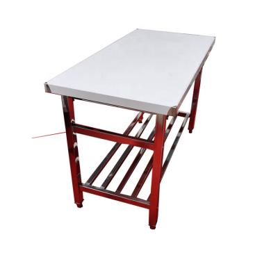 China Professional Factory Made Restaurant Kitchen Stainless Steel Portable Folding Work Table for sale