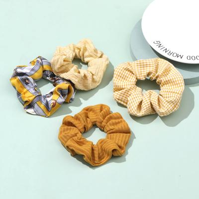 China Hair Accessories Scrunchies Designer Hair Scrunchies Women Attractive Girls Elastic Hair Scrunchies for sale