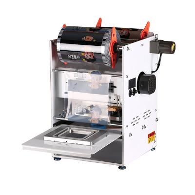 China Manual Food Vacuum Cap Aluminum Foil Sealing Machine for sale