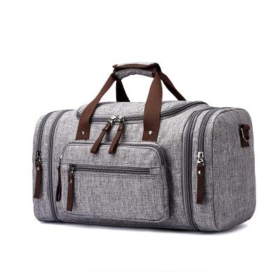 China Designer Logo Custom Stock Multi-Colors Mens Canvas Sport Gym Travel Duffel Bag Large for sale