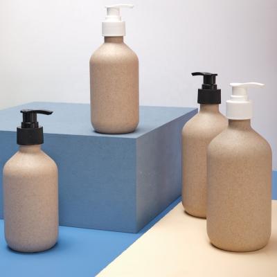 China Factory Direct Wholesale Eco-Friendly Biodegradable Empty Gel Straw Packaging Bottle Eco-Friendly Container Shampoo Shower Bottle for sale