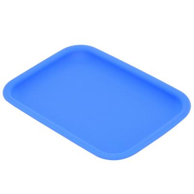 China Multiple Colors Smoking Accessories Silicone Rolling Tray 20*15cm Cigarette Rolling Tray for sale