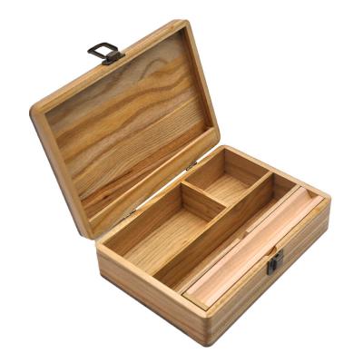 China Smoking Accessories Pack AC337 Wooden Stash Box For Herb Grinders Smoking Pipes Smoking Accessories for sale