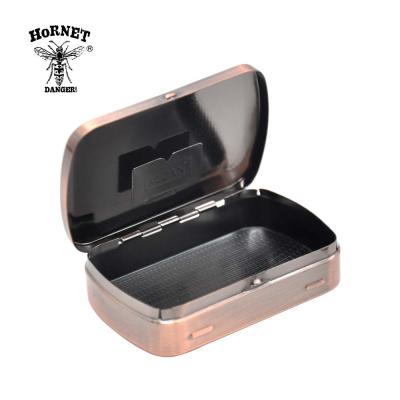 China Metal Size (80*55MM) Metal Tobacco Box Metal Tobacco Storage Case Cigarette Holder Color Pattern Random for sale