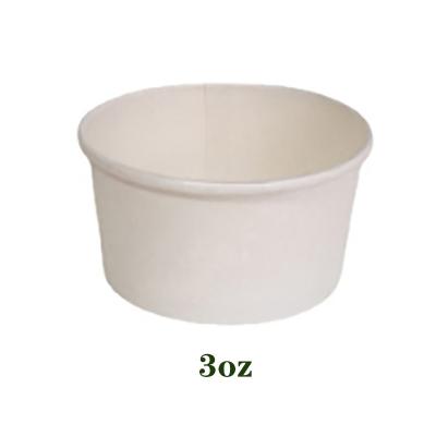 China Recyclable 3 oz factory self-powered disposable paper utensils, including ice cream cups with color draw for ice cream bowls for sale