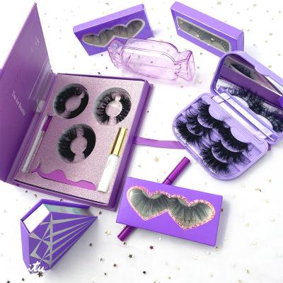 China Long Mink Eyelashes With Customize Box 25mm Wholesale Natural 25Mm Mink Laches Vendor Mink 5D Lash Pairs for sale