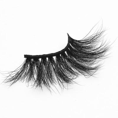 China Factory Comfortable 100% Cruelty Free Luxury 25Mm Highlights 3D Mink Eyelashes Vendor for sale