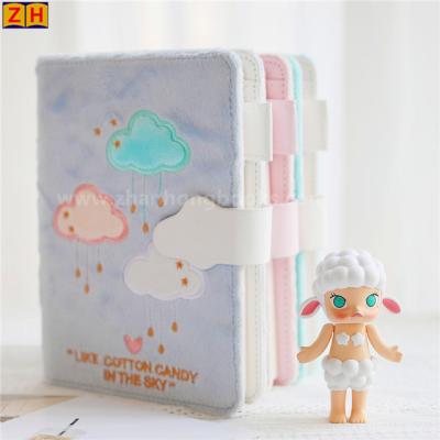 China Logo Best Customized Selling Factory Wholesale Cute Fluffy Notebook Diary for sale