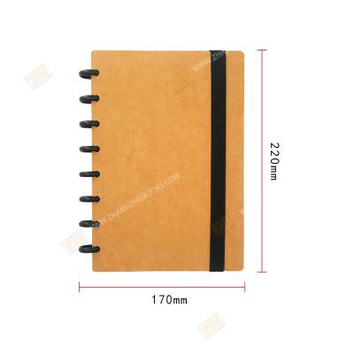 China 2020 Notebook, Disc Leather Notebook, Customized Disc Logo Disc Limit Planner for sale