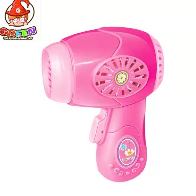 China Pretend play fashion dress electric toy hair dryer pretend play makeup toy set for sale