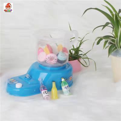 China Kids Simulation Kitchen Toy Set Mini Electric Juicer Pretend Play Household Toy With 15 Accessories for sale