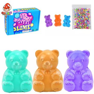 China Hot sale Little Bear Modeling Clay DIY Oven Bake Polymer Clay Kit Modeling air dry clay slime glue for sale