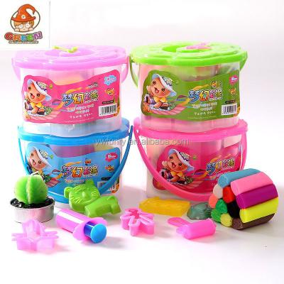 China New children's cartoon plasticine boxed toy creative puzzle super light clay color clay space mud for sale