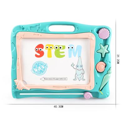 China Hot selling Funny educational baby magnetic painting toys kids erasable writing board drawing board for sale