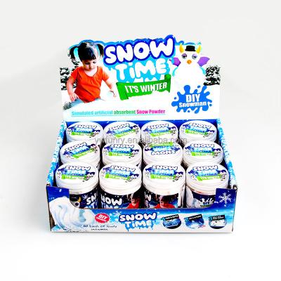 China New Amazon round cup snow powder simulation snow children's handmade educational toys for sale