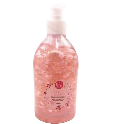 China Flower Bathing Extract 500ML 1000ML Skin Whitening Body Wash Liquid Soap Bath Shower Gel Private Label for sale